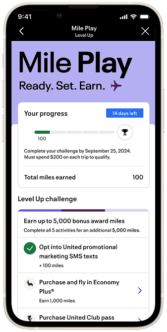United Airlines MilePlay